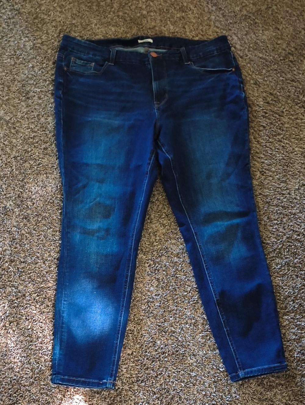 Maurices Stretch High-Rise Women’s Jeggings in Deep Blue